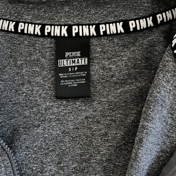 PINK quarter zip Grey - Picture 2 of 2